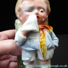 Load image into Gallery viewer, THROUGH WITH WOMEN: Rare &amp; Quirky Late 19th Century German Porcelain Fairing / Figurine
