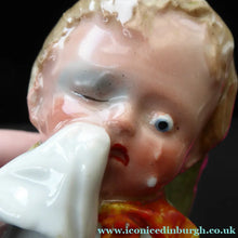 Load image into Gallery viewer, THROUGH WITH WOMEN: Rare &amp; Quirky Late 19th Century German Porcelain Fairing / Figurine
