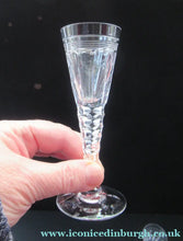 Load image into Gallery viewer, Vintage Stuart Crystal Oleta Pattern Liqueur Glasses Set of Six
