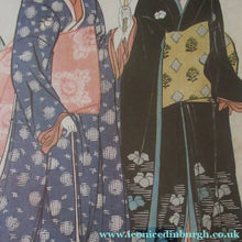 Load image into Gallery viewer, Antique Traditional 19th Century Japanese Print with Geishas FRAMED
