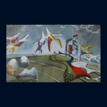 Load image into Gallery viewer, Original JOHN TUNNARD Lithograph (1947) Entitled Holiday. Baynard Press for School Prints Ltd  (London) Issue
