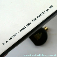 Load image into Gallery viewer, Two 1960s LANVIN Stylish Perfumed Talucum Powder Bottles
