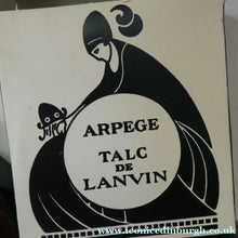 Load image into Gallery viewer, Two 1960s LANVIN Stylish Perfumed Talucum Powder Bottles
