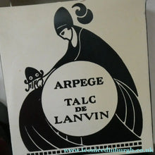 Load image into Gallery viewer, Two 1960s LANVIN Stylish Perfumed Talucum Powder Bottles
