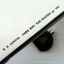 Load image into Gallery viewer, Two 1960s LANVIN Stylish Perfumed Talucum Powder Bottles
