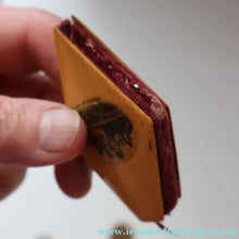 Load image into Gallery viewer, TWO Antique 19th Century MAUCHLINE Ware Pieces. Small Diamond Pin Cushion &amp; Page Marker
