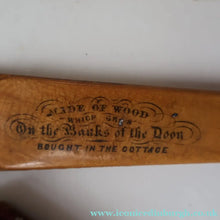 Load image into Gallery viewer, TWO Antique 19th Century MAUCHLINE Ware Pieces. Small Diamond Pin Cushion &amp; Page Marker
