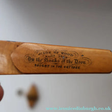 Load image into Gallery viewer, TWO Antique 19th Century MAUCHLINE Ware Pieces. Small Diamond Pin Cushion &amp; Page Marker

