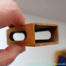 Load image into Gallery viewer, TWO Antique 19th Century MAUCHLINE Ware Pieces. Small Table Top Picture Frame &amp; Matchbook Cover
