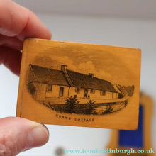 Load image into Gallery viewer, TWO Antique 19th Century MAUCHLINE Ware Pieces. Small Table Top Picture Frame &amp; Matchbook Cover
