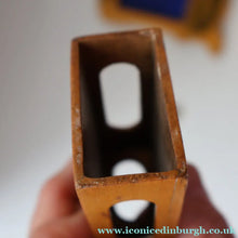 Load image into Gallery viewer, TWO Antique 19th Century MAUCHLINE Ware Pieces. Small Table Top Picture Frame &amp; Matchbook Cover
