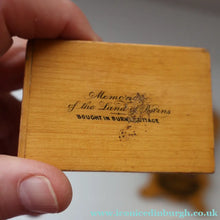 Load image into Gallery viewer, TWO Antique 19th Century MAUCHLINE Ware Pieces. Small Table Top Picture Frame &amp; Matchbook Cover
