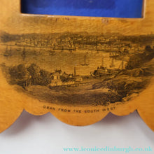 Load image into Gallery viewer, TWO Antique 19th Century MAUCHLINE Ware Pieces. Small Table Top Picture Frame &amp; Matchbook Cover
