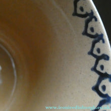Load image into Gallery viewer, TWO Large Irish Ceramic Mugs by Nicholas Mosse. Spongeware Iris and Clementis Designs
