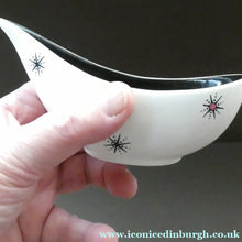 Load image into Gallery viewer, TWO PIECES. Vintage 1950s Wade Shooting Stars Pattern Ceramic Dishes
