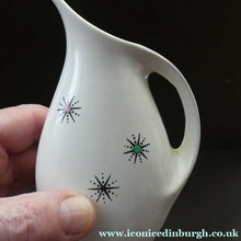 Load image into Gallery viewer, TWO PIECES. Vintage 1950s Wade Shooting Stars Pattern Ceramic Dishes
