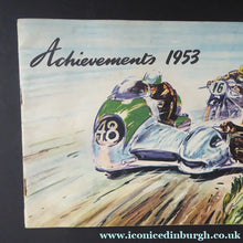 Load image into Gallery viewer, TWO Vintage 1950s Motoring TT Booklets. Castrol Achievements 1953 and 1954. Go
