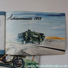 Load image into Gallery viewer, TWO Vintage 1950s Motoring TT Booklets. Castrol Achievements 1953 and 1954. 
