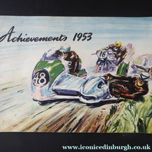 Load image into Gallery viewer, TWO Vintage 1950s Motoring TT Booklets. Castrol Achievements 1953 and 1954. 
