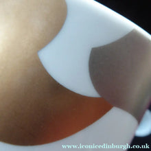 Load image into Gallery viewer, Two Vintage ROSENTHAL Studio Linie Porcelain Vases. Large and Small MATCHING PAIR with Gold and Silver Bird Abstract Design

