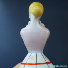 Load image into Gallery viewer, UKRAINE POTTERY. Vintage 1950s Figurine of a Girl. Baranivka Porcelain Factory
