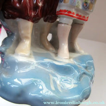Load image into Gallery viewer, Large 1950s UKRAINIAN Porcelain Figurine (Kiev Pottery). Entitled the Lovers

