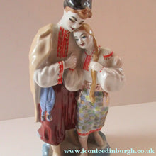 Load image into Gallery viewer, Large 1950s UKRAINIAN Porcelain Figurine (Kiev Pottery). Entitled the Lovers
