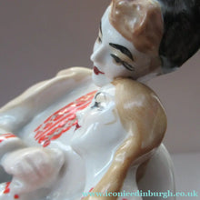 Load image into Gallery viewer, Large 1950s UKRAINIAN Porcelain Figurine (Kiev Pottery). Entitled the Lovers
