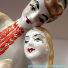 Load image into Gallery viewer, Large 1950s UKRAINIAN Porcelain Figurine (Kiev Pottery). Entitled the Lovers

