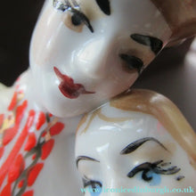 Load image into Gallery viewer, Large 1950s UKRAINIAN Porcelain Figurine (Kiev Pottery). Entitled the Lovers
