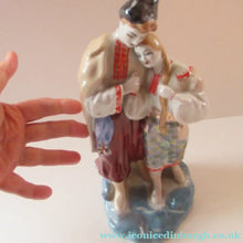 Load image into Gallery viewer, Large 1950s UKRAINIAN Porcelain Figurine (Kiev Pottery). Entitled the Lovers
