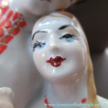 Load image into Gallery viewer, Large 1950s UKRAINIAN Porcelain Figurine (Kiev Pottery). Entitled the Lovers
