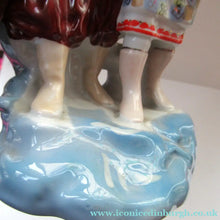 Load image into Gallery viewer, Large 1950s UKRAINIAN Porcelain Figurine (Kiev Pottery). Entitled the Lovers
