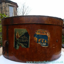 Load image into Gallery viewer, Pair of Antique 1920s Bentwood Wooden Large Hat Boxes
