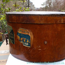 Load image into Gallery viewer, Pair of Antique 1920s Bentwood Wooden Large Hat Boxes
