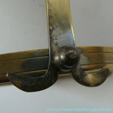 Load image into Gallery viewer, 1920s Antique Hanging Hall or Porch Lantern. Brass and Glass in the Gothic Style
