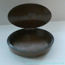 Load image into Gallery viewer, Unusual 1930s ART DECO Wooden Box with Hinged Lid. Metal Deer Sculpture on Lid (in the manner of Just Andersen)
