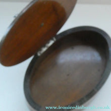 Load image into Gallery viewer, Unusual 1930s ART DECO Wooden Box with Hinged Lid. Metal Deer Sculpture on Lid (in the manner of Just Andersen)
