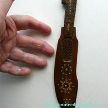 Load image into Gallery viewer, Vintage South American Folk Art. Treen Letter Opener or Paper Knife in the form of a Parrot
