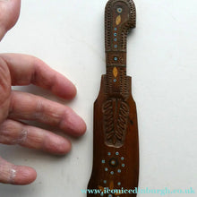Load image into Gallery viewer, Vintage South American Folk Art. Treen Letter Opener or Paper Knife in the form of a Parrot
