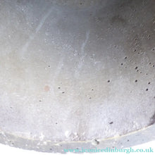 Load image into Gallery viewer, UNUSUAL MASSIVE Vintage Concrete 1960s or 1970s Table Lamp. Exterior with Shiny Chocolate Colour Glaze - Vintage Lamps
