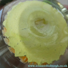 Load image into Gallery viewer, VASART Scottish Glass Paperweight with 5 Spokes; with yellow ground
