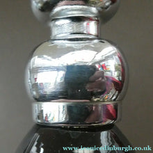 Load image into Gallery viewer,  EDWARDIAN Ruby Red Glass Lamp with White Glass Shade with Wavy Rim 
