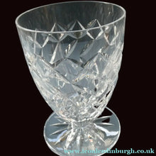 Load image into Gallery viewer, Unusual Vintage SET OF SIX Fine Lead Crystal Large JUICE GLASSES, possibly Webb Corbett
