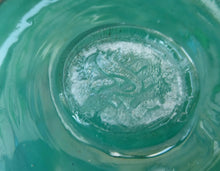 Load image into Gallery viewer, SCOTTISH GLASS. Vintage 1960s Strathearn Cylinder Shape Vase with Copper Aventurine Inclusions and Leaping Salmon Mark
