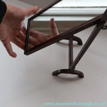 Load image into Gallery viewer, Fine Edwardian Miniature Table-Top Size Mahogany Swivel  or Tilting Cheval Mirror. Excellent Condition
