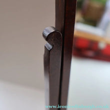 Load image into Gallery viewer, Fine Edwardian Miniature Table-Top Size Mahogany Swivel  or Tilting Cheval Mirror. Excellent Condition
