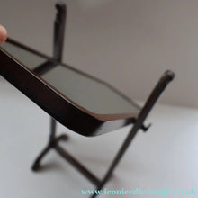 Load image into Gallery viewer, Fine Edwardian Miniature Table-Top Size Mahogany Swivel  or Tilting Cheval Mirror. Excellent Condition
