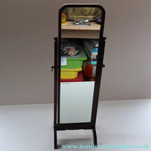 Load image into Gallery viewer, Fine Edwardian Miniature Table-Top Size Mahogany Swivel  or Tilting Cheval Mirror. Excellent Condition
