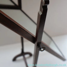 Load image into Gallery viewer, Fine Edwardian Miniature Table-Top Size Mahogany Swivel  or Tilting Cheval Mirror. Excellent Condition
